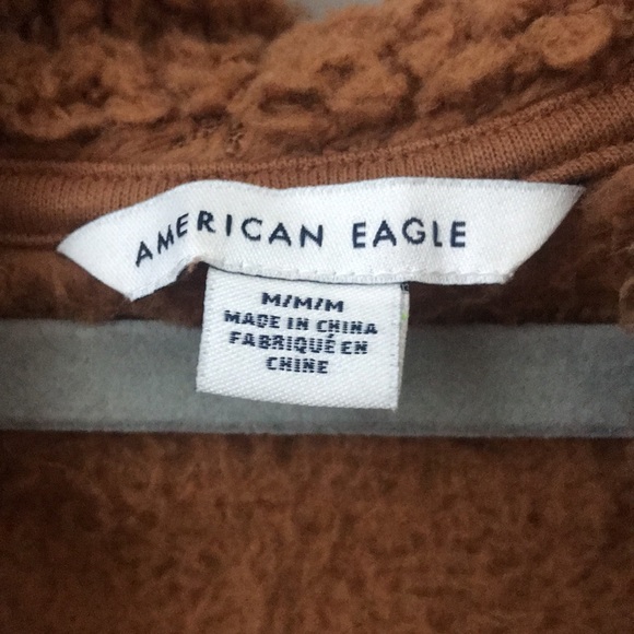 American Eagle Teddy Jacket (Burnt Orange) - Picture 4 of 4